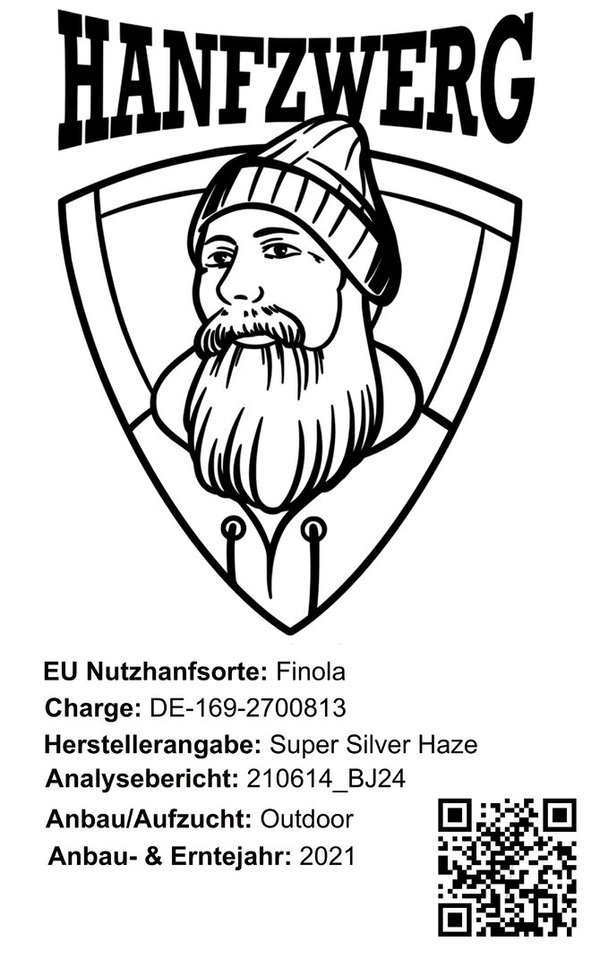 Finola Nutzhanfblüte - Outdoor (Super Silver Haze) - 2g