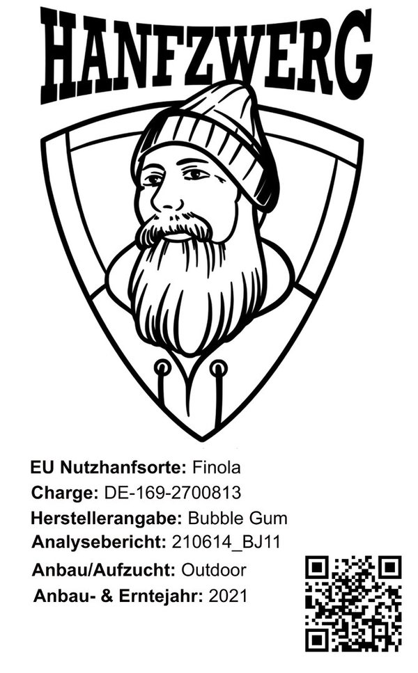 Finola Nutzhanfblüte - Outdoor (Bubble Gum) - 5g